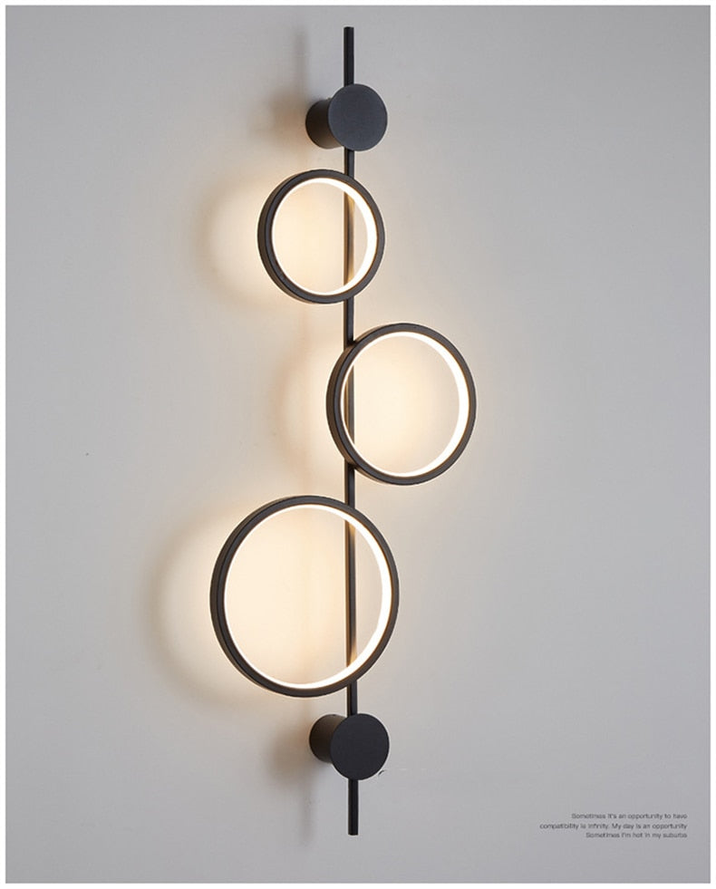 Global Zones (Black) Wall Light
